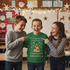 image:imageTstars Merry Swishmas Basketball Christmas Long Sleeve Shirt Kids Youth  Soft cotton basketball long sleeve tee great for Christmas ugly sweater party hoops fans youth kids giftPizza  Green