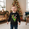 image:imageTstars Merry Swishmas Basketball Christmas Long Sleeve Shirt Kids Youth  Soft cotton basketball long sleeve tee great for Christmas ugly sweater party hoops fans youth kids giftRiding  Black