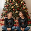 image:imageTstars Merry Swishmas Basketball Christmas Long Sleeve Shirt Kids Youth  Soft cotton basketball long sleeve tee great for Christmas ugly sweater party hoops fans youth kids giftSwishmas  Black