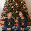 image:imageTstars Merry Swishmas Basketball Christmas Long Sleeve Shirt Kids Youth  Soft cotton basketball long sleeve tee great for Christmas ugly sweater party hoops fans youth kids giftPizza  Black