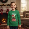 image:imageTstars Merry Swishmas Basketball Christmas Long Sleeve Shirt Kids Youth  Soft cotton basketball long sleeve tee great for Christmas ugly sweater party hoops fans youth kids giftPaws  Green