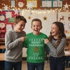 image:imageTstars Merry Swishmas Basketball Christmas Long Sleeve Shirt Kids Youth  Soft cotton basketball long sleeve tee great for Christmas ugly sweater party hoops fans youth kids giftSwishmas  Green