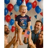 image:imageTstars Paw Patrol Chase 4th 5th Birthday Shirt Toddler Boy Party Tee  Soft licensed Chase tee great for 4th or 5th birthday pup party four five year old boy photo giftUsa 4th  Navy