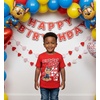 image:imageTstars Paw Patrol Chase 4th 5th Birthday Shirt Toddler Boy Party Tee  Soft licensed Chase tee great for 4th or 5th birthday pup party four five year old boy photo giftValentine 4th  Red