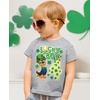image:imageTstars Paw Patrol Chase 4th 5th Birthday Shirt Toddler Boy Party Tee  Soft licensed Chase tee great for 4th or 5th birthday pup party four five year old boy photo giftSt Patrick 4th  Gray