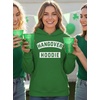 image:imageTstars St Patricks Day Hoodie Women Teen Girls Irish Shamrock Pullover  Cozy fleece shamrock hoodie great for St Patricks Day Irish party leprechaun fun lucky clover women giftHangover  Green