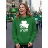 image:imageTstars St Patricks Day Hoodie Women Teen Girls Irish Shamrock Pullover  Cozy fleece shamrock hoodie great for St Patricks Day Irish party leprechaun fun lucky clover women giftIrish  Green