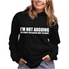 image:imageTstars Funny Hoodie Women 99 Chance I Dont Care Sarcastic Pullover  Cozy fleece sarcastic hoodie great for birthday holiday sassy humor trending quote teen girls giftExplaining  Black