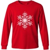 image:imageTstars Merry Swishmas Basketball Christmas Long Sleeve Shirt Kids Youth  Soft cotton basketball long sleeve tee great for Christmas ugly sweater party hoops fans youth kids giftSnowflake  Red