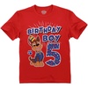 image:imageTstars Paw Patrol Chase 4th 5th Birthday Shirt Toddler Boy Party Tee  Soft licensed Chase tee great for 4th or 5th birthday pup party four five year old boy photo gift5th Birthday  Red