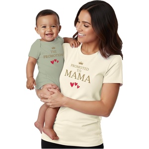 image:imageTstars First Mothers Day Mom Baby Matching Shirts Mommy and Me Outfit Set  Soft cotton mommy and me matching set great for first Mothers Day baby shower new mom family photo giftPromoted  Off White Mom  Sage Baby