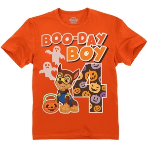 image:imageTstars Paw Patrol Chase 4th 5th Birthday Shirt Toddler Boy Party Tee  Soft licensed Chase tee great for 4th or 5th birthday pup party four five year old boy photo giftHalloween 4th  Orange