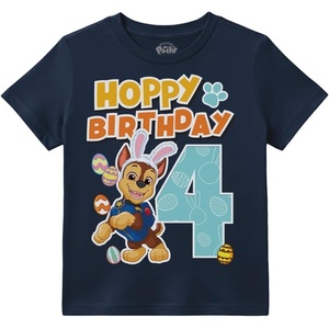 image:imageTstars Paw Patrol Chase 4th 5th Birthday Shirt Toddler Boy Party Tee  Soft licensed Chase tee great for 4th or 5th birthday pup party four five year old boy photo giftEaster 4th  Navy