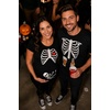 image:imageTstars Maternity Skeleton Halloween Shirt Mom Dad Couples Pregnancy Set  Soft cotton xray maternity set great for Halloween pregnancy announcement gender reveal couples photo giftBlack