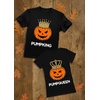 image:imageTstars Pumpking Pumpqueen Halloween Shirt Set Matching Couples His Her  Soft cotton matching couple set great for Halloween trick or treat husband wife spooky couples photo giftPumpking Black  Pumpqueen Black