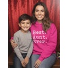 image:imageTstars Best Aunt Ever Hoodie Women Auntie Gift from Niece Nephew Pullover  Cozy fleece auntie hoodie great for gift from niece or nephew birthday matching family favorite aunt giftPink