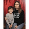 image:imageTstars Best Aunt Ever Hoodie Women Auntie Gift from Niece Nephew Pullover  Cozy fleece auntie hoodie great for gift from niece or nephew birthday matching family favorite aunt giftBlack