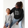 image:imageTstars Best Aunt Ever Hoodie Women Auntie Gift from Niece Nephew Pullover  Cozy fleece auntie hoodie great for gift from niece or nephew birthday matching family favorite aunt giftBlack