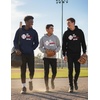 image:imageTstars Eat Sleep Baseball Hoodie Men Player Coach Fan Game Day Pullover  Cozy fleece baseball hoodie great for players coaches and fans batting practice game day ballpark giftBlue