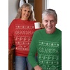 image:imageTstars Grandpa Grandma Matching Ugly Christmas Sweatshirt Set Couples  Soft fleece his and hers sweatshirt set great for Christmas grandparents holiday party festive couple giftGrandma Red  Grandpa Green