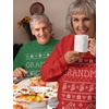 image:imageTstars Grandpa Grandma Matching Ugly Christmas Sweatshirt Set Couples  Soft fleece his and hers sweatshirt set great for Christmas grandparents holiday party festive couple giftGrandma Red  Grandpa Green