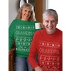 image:imageTstars Grandpa Grandma Matching Ugly Christmas Sweatshirt Set Couples  Soft fleece his and hers sweatshirt set great for Christmas grandparents holiday party festive couple giftGrandma Green  Grandpa Red