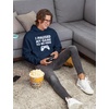 image:imageTstars I Paused My Game Hoodie Men Funny Gamer Teen Boys Video Game Gift  Cozy fleece gamer hoodie great for video game fans gamer humor teen boys dad son gift for gamersAdult  Blue