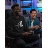 image:imageTstars I Paused My Game Hoodie Men Funny Gamer Teen Boys Video Game Gift  Cozy fleece gamer hoodie great for video game fans gamer humor teen boys dad son gift for gamersHeartbeat  Black