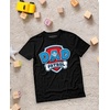 image:imageTstars Paw Patrol Dad Mom Matching Shirts Fathers Mothers Day Couple  Soft licensed Paw Patrol matching tees great for Fathers or Mothers Day family photos couple parent giftDad Patrol  Black