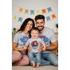 image:imageTstars Paw Patrol Dad Mom Matching Shirts Fathers Mothers Day Couple  Soft licensed Paw Patrol matching tees great for Fathers or Mothers Day family photos couple parent giftDad Patrol  Gray