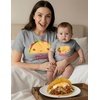image:imageTstars Taco Taquito Mommy and Me Matching Shirts Funny Mom Baby Gift Set  Soft cotton matching set great for baby shower first Mothers Day mommy and me photos funny new mom giftTaco Gray  Taquito Gray