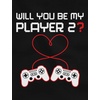 image:imageTstars Video Gamer Valentines Day Shirt Controllers Heart Player 2 Racerback Tank TopBlack