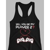 image:imageTstars Video Gamer Valentines Day Shirt Controllers Heart Player 2 Racerback Tank TopBlack