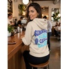 image:imageTstars Volleyball Hoodie Women Teen Girls Love Player Coach Fan Sporty  Cozy fleece volleyball hoodie great for players coaches and fans practice game day teen girls giftSummer B  Cream