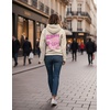 image:imageTstars Volleyball Hoodie Women Teen Girls Love Player Coach Fan Sporty  Cozy fleece volleyball hoodie great for players coaches and fans practice game day teen girls giftSummer P  Cream