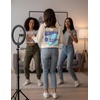 image:imageTstars Volleyball Hoodie Women Teen Girls Love Player Coach Fan Sporty  Cozy fleece volleyball hoodie great for players coaches and fans practice game day teen girls giftSummer B  Cream