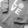 image:imageTstars Volleyball Hoodie Women Teen Girls Love Player Coach Fan Sporty  Cozy fleece volleyball hoodie great for players coaches and fans practice game day teen girls giftGray