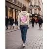 image:imageTstars Volleyball Hoodie Women Teen Girls Love Player Coach Fan Sporty  Cozy fleece volleyball hoodie great for players coaches and fans practice game day teen girls giftOcean  Cream