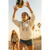 image:imageTstars Volleyball Hoodie Women Teen Girls Love Player Coach Fan Sporty  Cozy fleece volleyball hoodie great for players coaches and fans practice game day teen girls giftCream