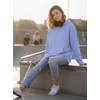 image:imageTstars Volleyball Hoodie Women Teen Girls Love Player Coach Fan Sporty  Cozy fleece volleyball hoodie great for players coaches and fans practice game day teen girls giftSummer P  California Blue