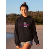 image:imageTstars Volleyball Hoodie Women Teen Girls Love Player Coach Fan Sporty  Cozy fleece volleyball hoodie great for players coaches and fans practice game day teen girls giftVolley Repeat  Black