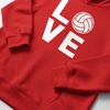 image:imageTstars Volleyball Hoodie Women Teen Girls Love Player Coach Fan Sporty  Cozy fleece volleyball hoodie great for players coaches and fans practice game day teen girls giftRed