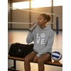 image:imageTstars Volleyball Hoodie Women Teen Girls Love Player Coach Fan Sporty  Cozy fleece volleyball hoodie great for players coaches and fans practice game day teen girls giftGray