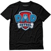 image:imageTstars Paw Patrol Dad Mom Matching Shirts Fathers Mothers Day Couple  Soft licensed Paw Patrol matching tees great for Fathers or Mothers Day family photos couple parent giftDad Patrol  Black