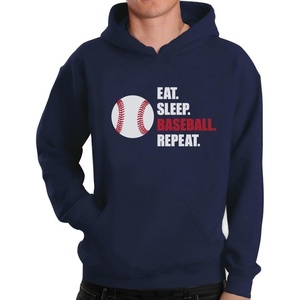 image:imageTstars Eat Sleep Baseball Hoodie Men Player Coach Fan Game Day Pullover  Cozy fleece baseball hoodie great for players coaches and fans batting practice game day ballpark giftBlue