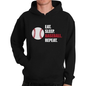 image:imageTstars Eat Sleep Baseball Hoodie Men Player Coach Fan Game Day Pullover  Cozy fleece baseball hoodie great for players coaches and fans batting practice game day ballpark giftBlack
