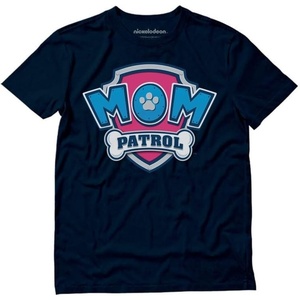 image:imageTstars Paw Patrol Dad Mom Matching Shirts Fathers Mothers Day Couple  Soft licensed Paw Patrol matching tees great for Fathers or Mothers Day family photos couple parent giftMom Patrol  Navy
