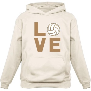 image:imageTstars Volleyball Hoodie Women Teen Girls Love Player Coach Fan Sporty  Cozy fleece volleyball hoodie great for players coaches and fans practice game day teen girls giftCream
