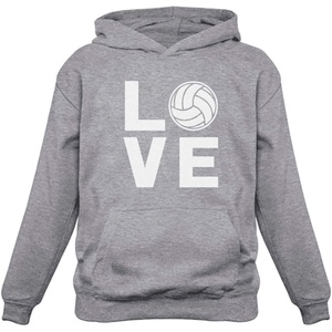 image:imageTstars Volleyball Hoodie Women Teen Girls Love Player Coach Fan Sporty  Cozy fleece volleyball hoodie great for players coaches and fans practice game day teen girls giftGray