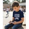 image:imageTstars I Paused My Game Shirt Boys Funny Gamer Kids Youth Video Game Tee  Soft cotton gamer tee great for video game fans gamer humor back to school Christmas youth boys giftHeather Navy
